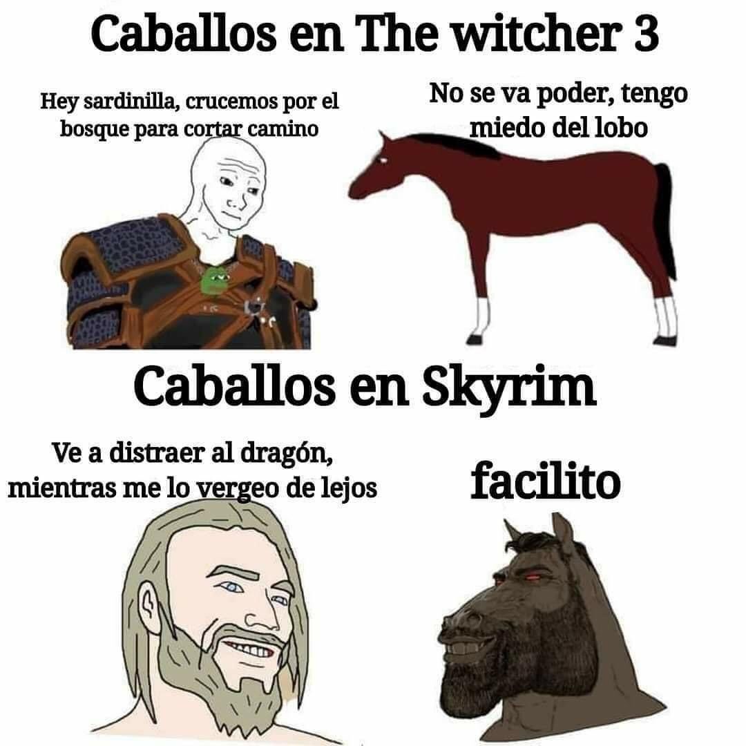 caballo gigachad - meme