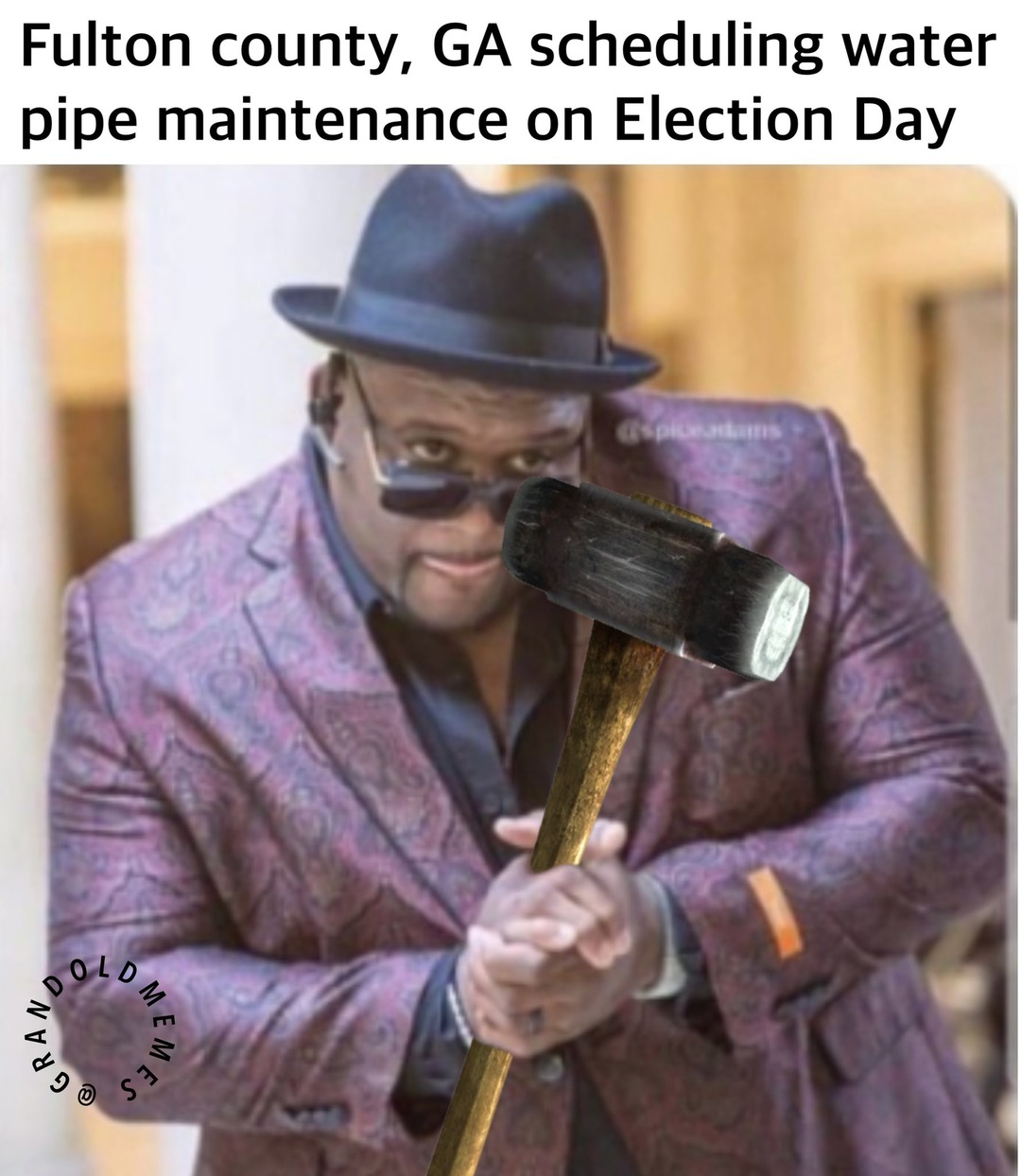 Water pipes go brrr - meme