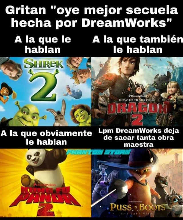 DreamWorks no para de sacar obras maestras - meme