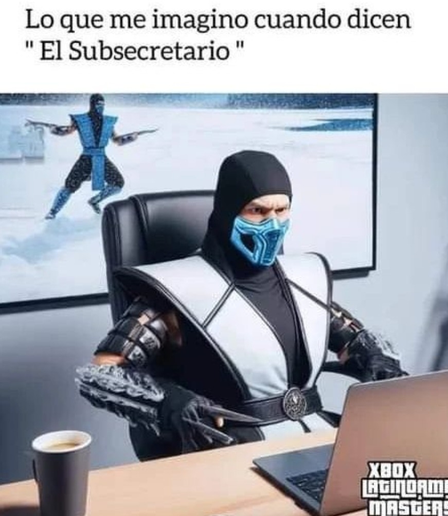 Sub Zero subsecretario - meme