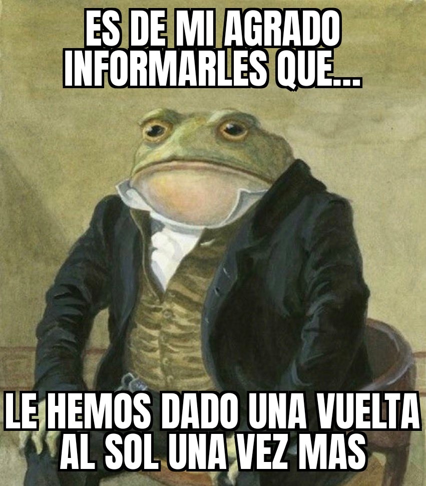 FELIZ AÑO NUEVO :megusta: - meme