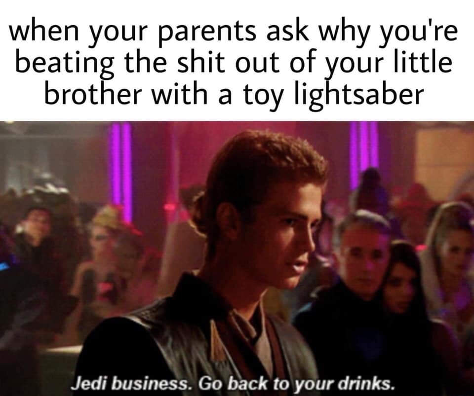 this isn’t the annoying little brat you’re looking for - meme