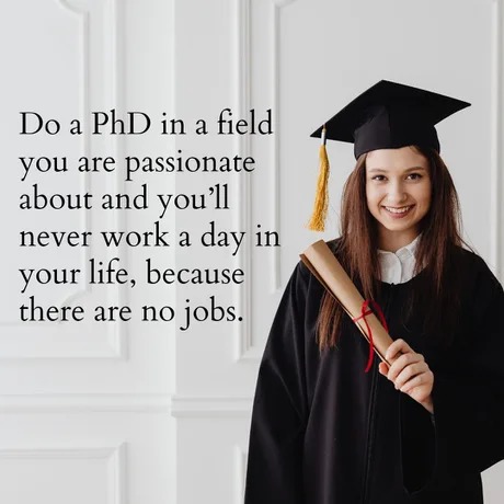 Funny PhD education meme