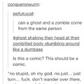 Ghost vs zombies