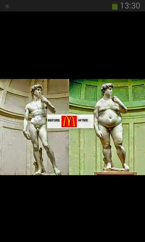 Before and After McDo - meme
