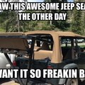 Jeep seat