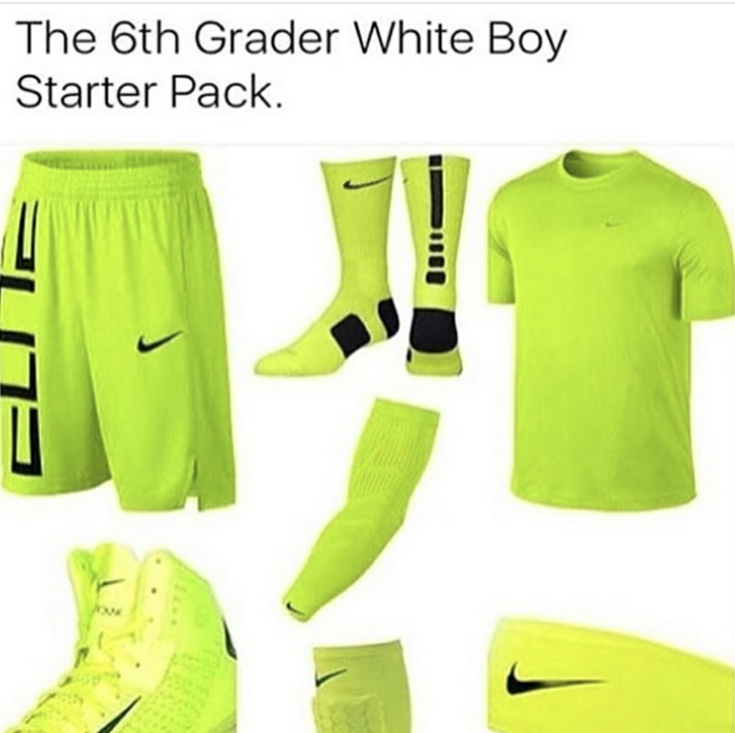 White boy starterpack - meme