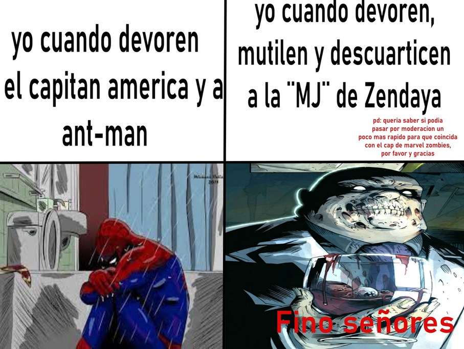 Aunque el comic me dio miedo por un tiempo aún me sigue gustando - meme