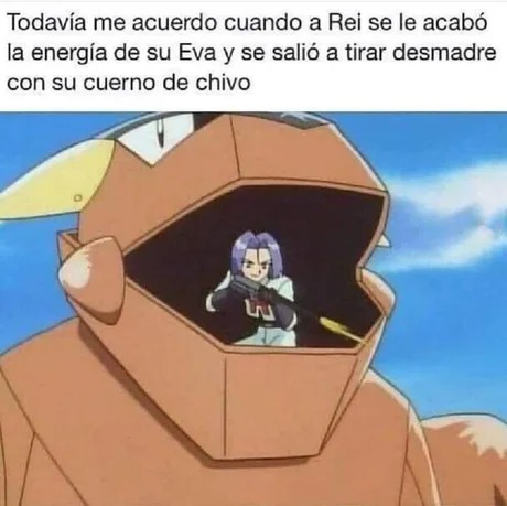 Cuando el team rocket se dejó de mamadas - meme