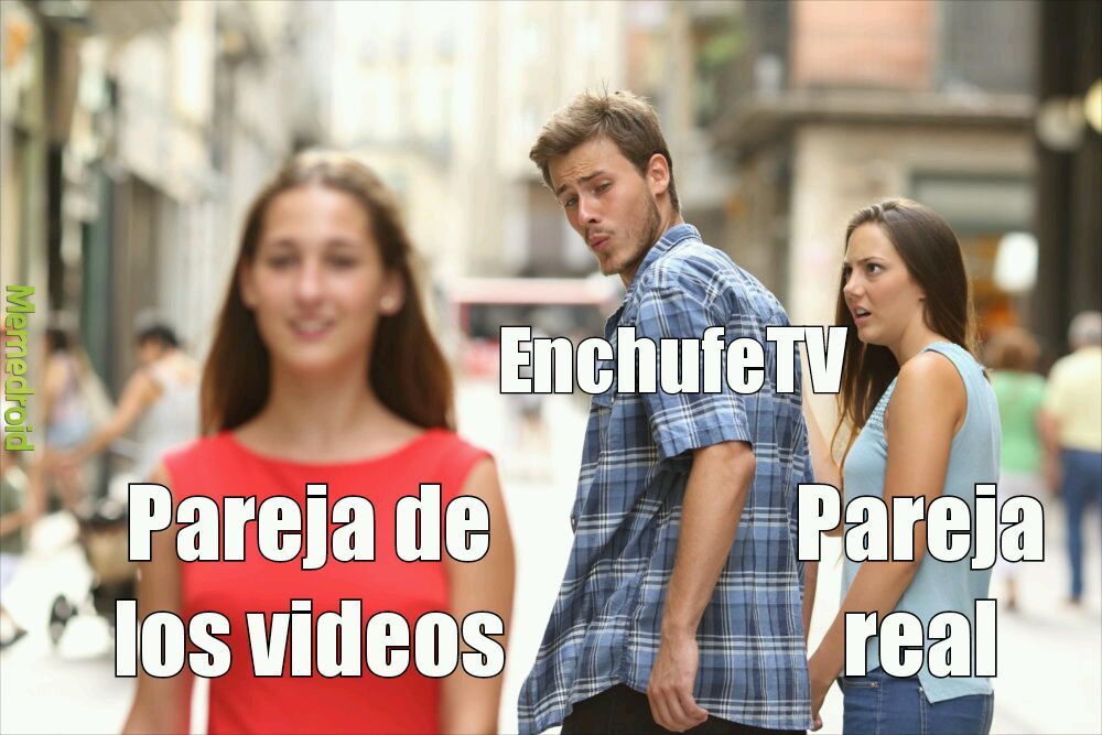 Historia de enchufeTV - meme