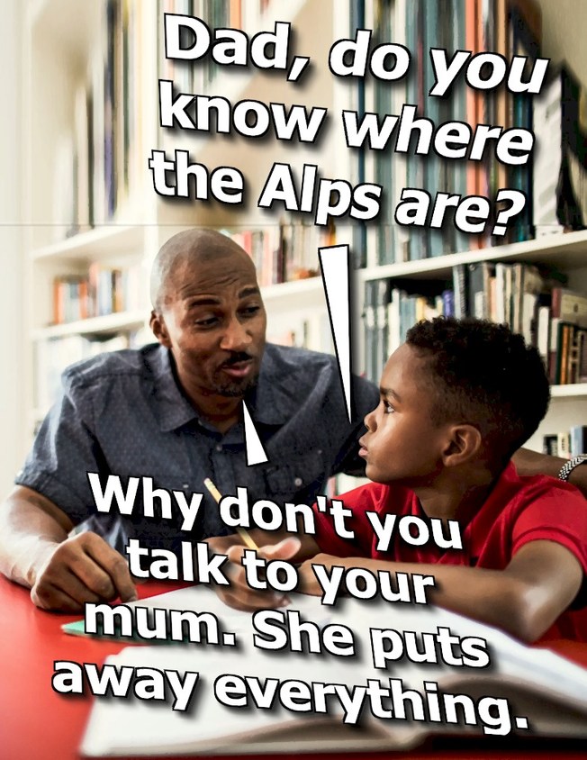 Alps in the clutter - meme