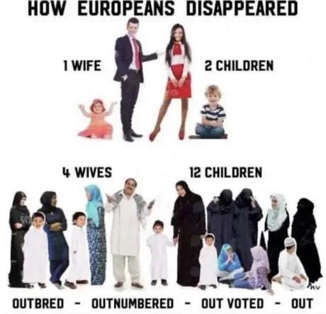 How europeans disappeared - meme