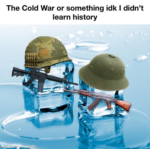 the very Icecube war - meme