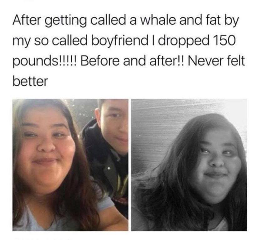 Plot twist: the bf weighted 150lb - meme