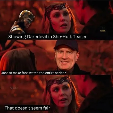 She Hulk x daredevil - meme