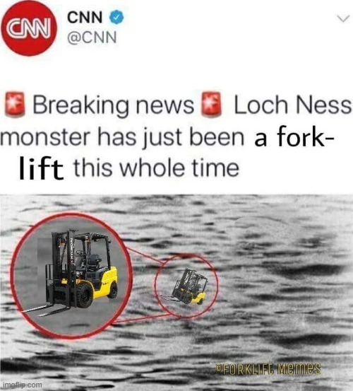 Breaking Forklift - meme