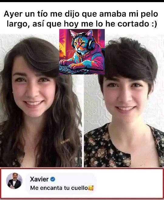 Q bonito cuello - meme