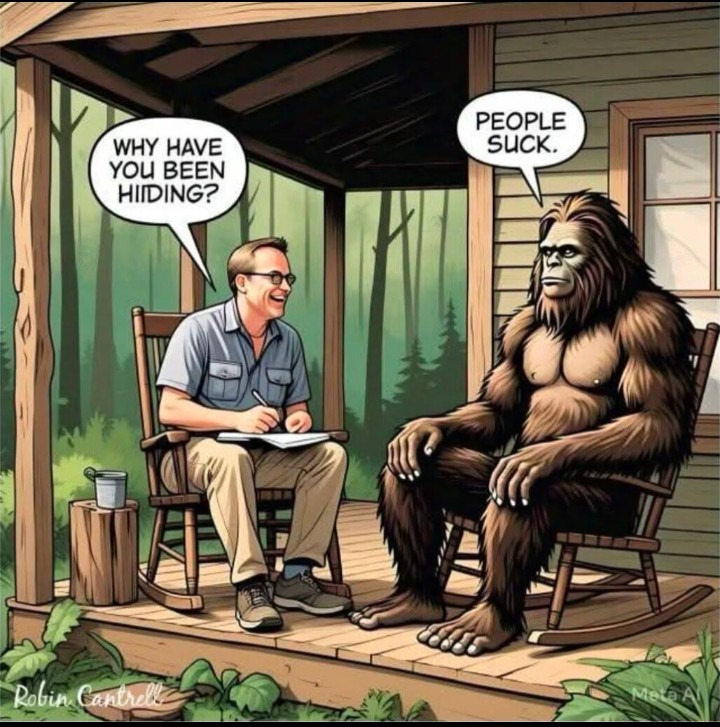 I'm somewhat of a bigfoot myself - meme