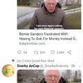 Bernie it's sick of asking