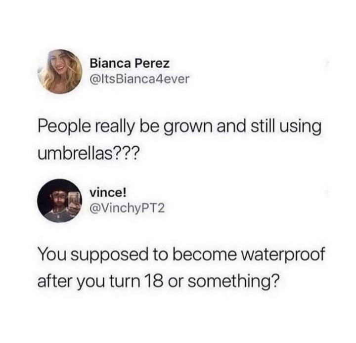 Anyone waterproof yet - meme