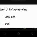 You know shit is fucked up when the System UI stops responding.