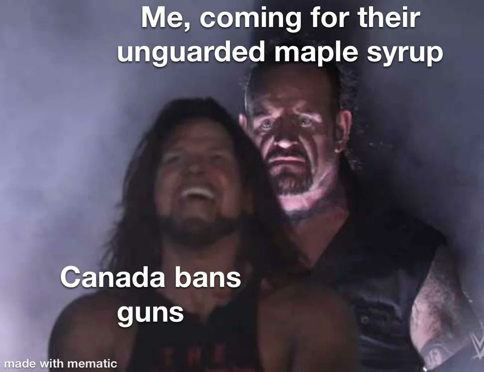Gib maple syrup - meme