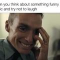 Trying not to laugh