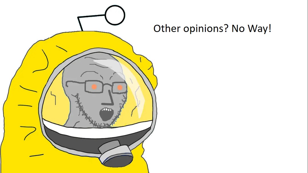 I fucking hate echo chambers - meme