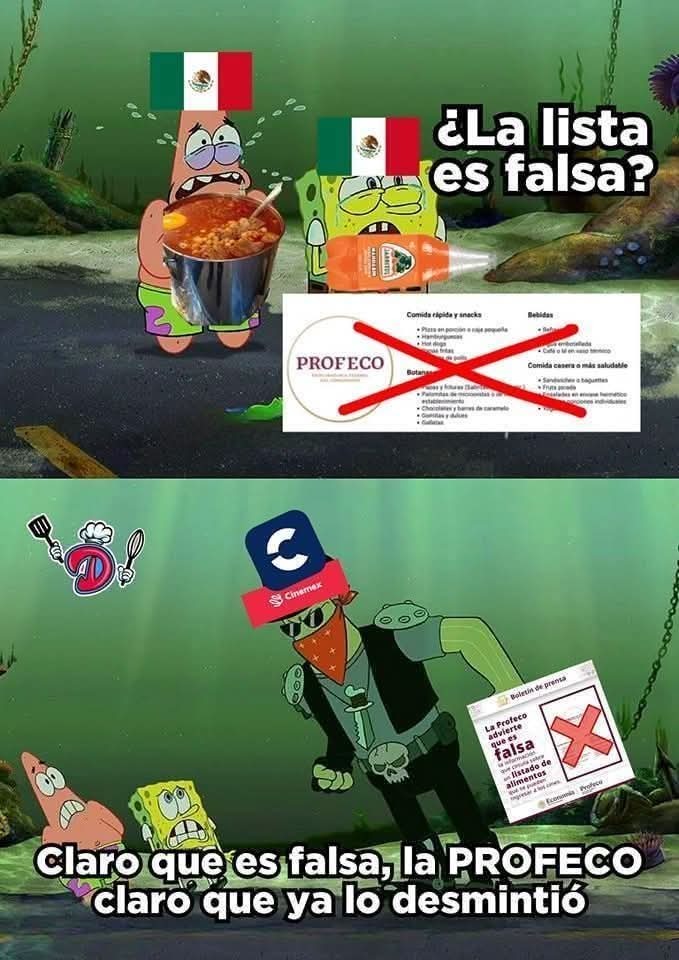 Profeco cines México Fin :( - meme