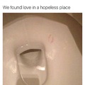 Love is in the shitter