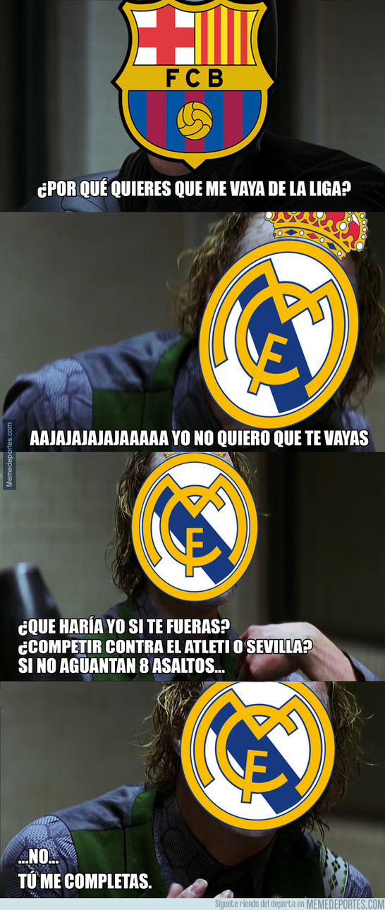 Meme Real Madrid vs barsa - Meme by Gynny :) Memedroid