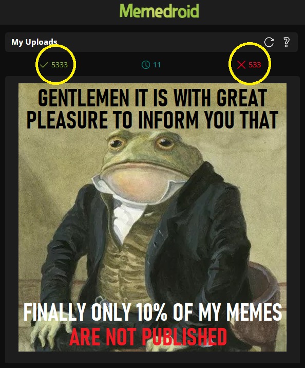 Finally only 1 in 10 - meme