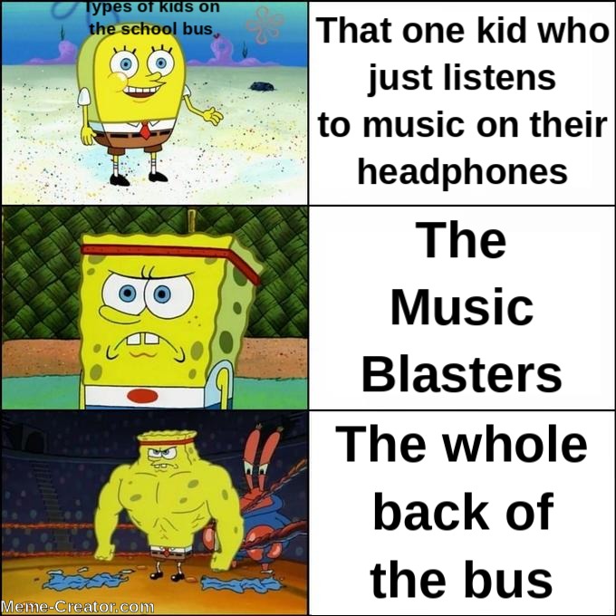 The Bus be like - meme