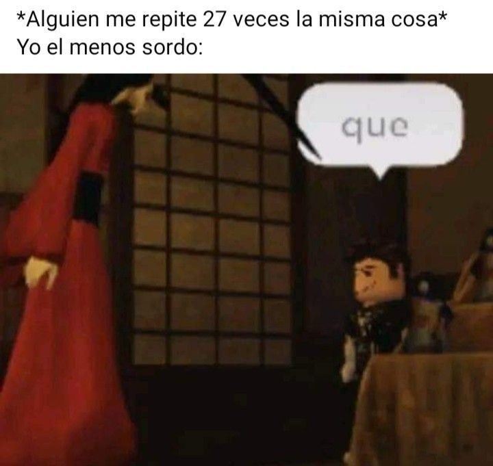 Que - meme