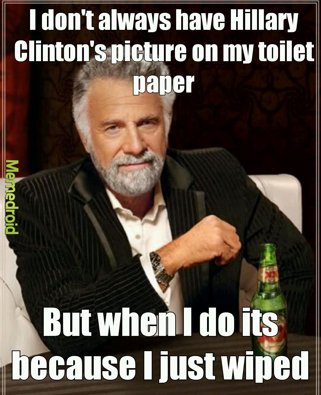 Hillary Toilet paper - meme