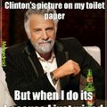 Hillary Toilet paper