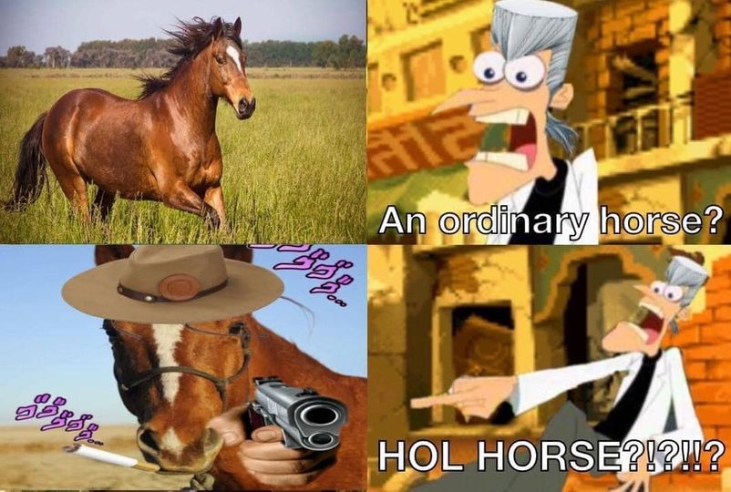 HOL HORSE??!!???! - meme