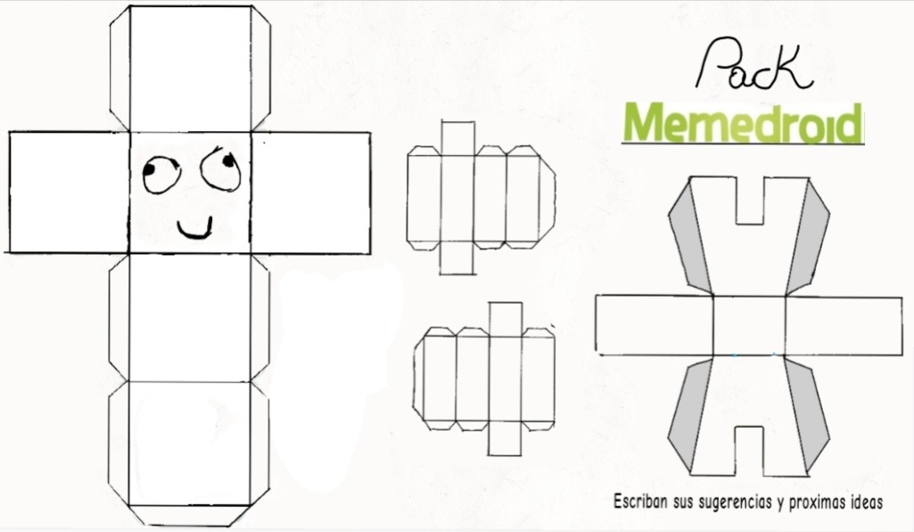 Que tal!, aqui nuevo paper craft de :Happy:, idea por Scorpion_meme3 y usuario promedio