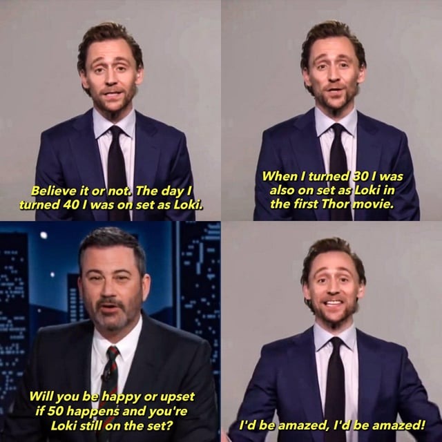 Thomas Hiddleston as Loki - meme