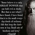 Gandalf is wise.