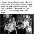The ultimate barber doesn't Exis...