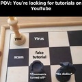 POV: You are looking for tutorials on Youtube