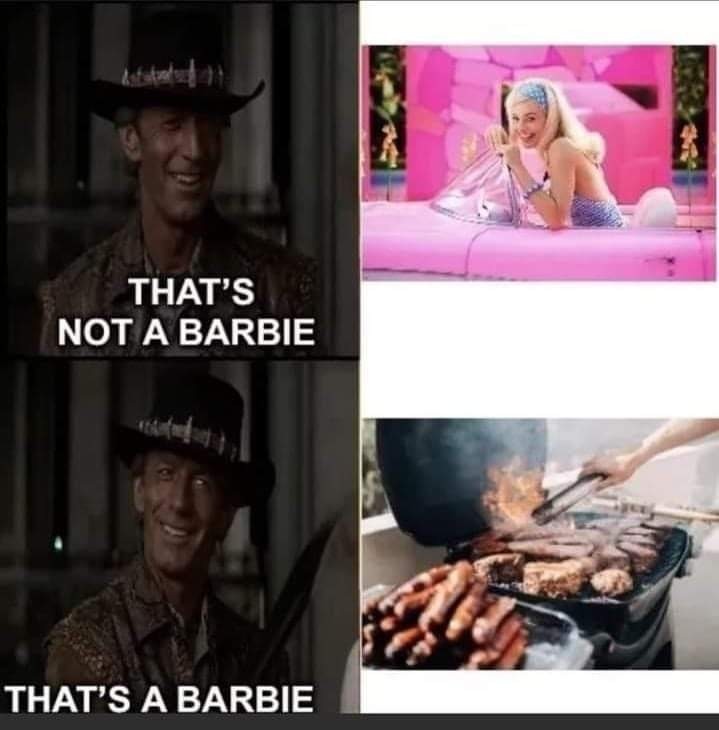 Mmmmm barbies - meme