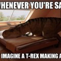 A raptor could do a better job than a T-Rex