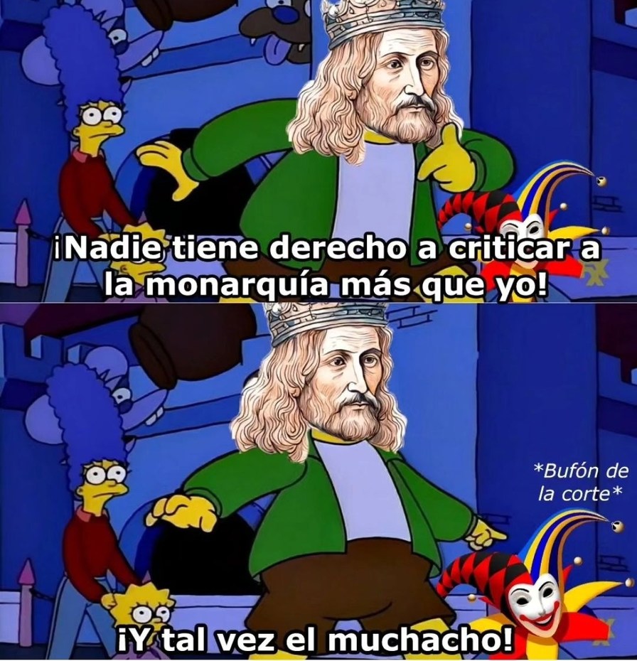 Bufones de la corte - meme