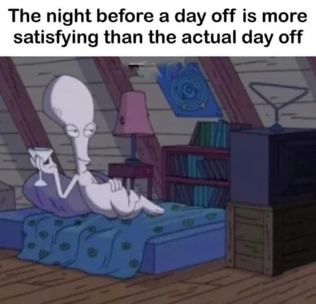 Saturdays are cool - meme
