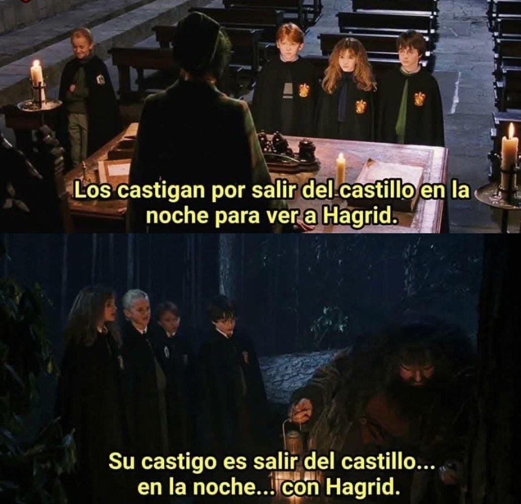 los castigan saliendo de noche... haciéndoles salir de noche - meme