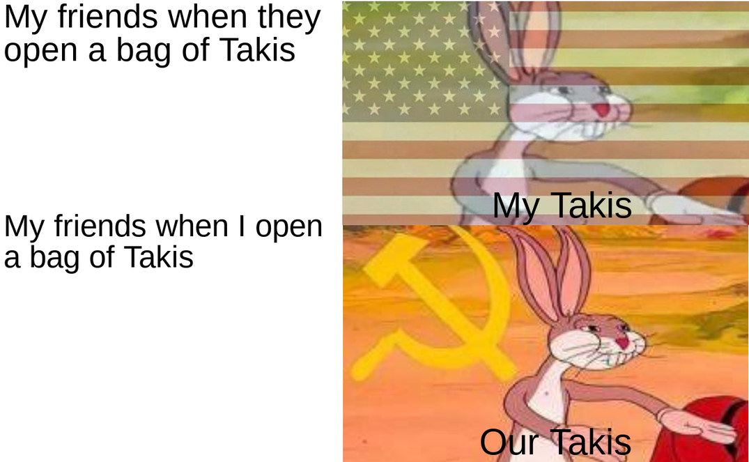 The struggle that comes with takis - meme
