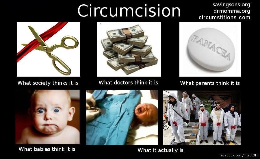 fuck circumcision - meme