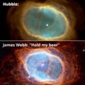 James Webb: Sujétame el cubata